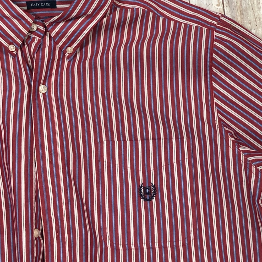 🔵2/$20 CHAPS Ralph Lauren Men’s Button Shirt Sz L - Picture 3 of 8